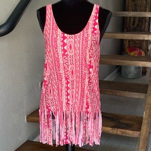 NWT dELiA*s Fringe Tank Top